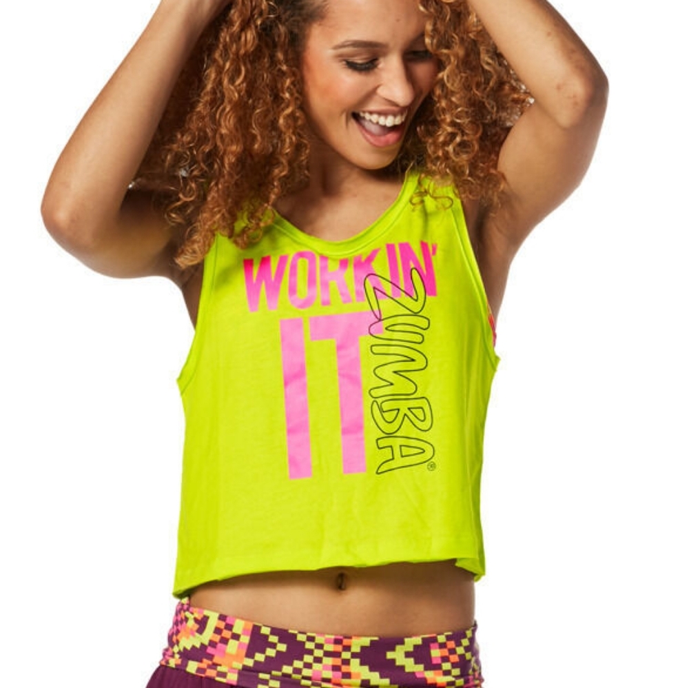 Zumba instructor ZiN Workin It Tank Top